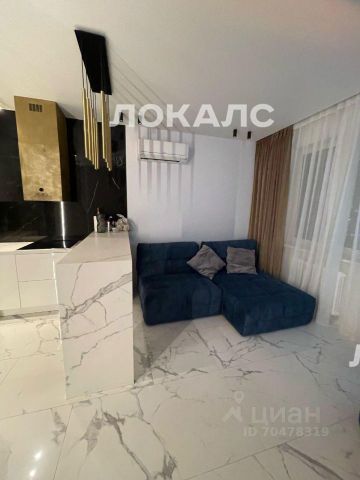 Сдается 1-комнатная квартира на улица Лобачевского, 118к1, метро Мичуринский проспект, г. Москва