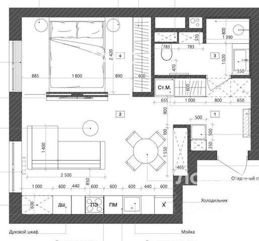 Сдаю 1-комнатную квартиру на Пулковская улица, 2, г. Москва