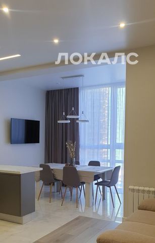 Снять 2к квартиру на Хорошевское шоссе, 25Ак2, метро Беговая, г. Москва