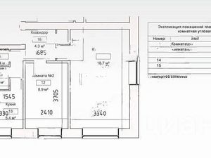 2-к кв. Санкт-Петербург просп. Металлистов, 100 (42.0 м²)