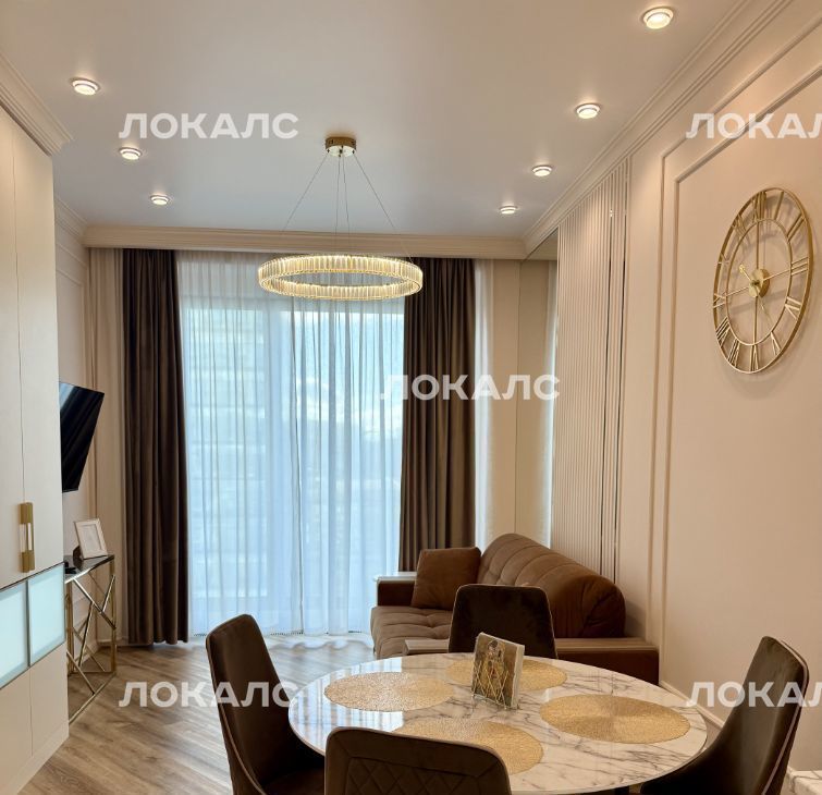 Аренда 2к квартиры на Ленинградский проспект, 37/6, метро Петровский парк, г. Москва