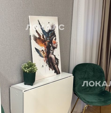 Снять однокомнатную квартиру на проспект Маршала Жукова, 39Ак2, метро Хорошёвская, г. Москва