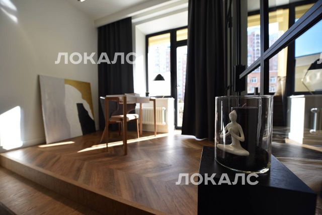 Сдам 1к квартиру на г Москва, пер Красина, д 16 стр 1, метро Баррикадная, г. Москва