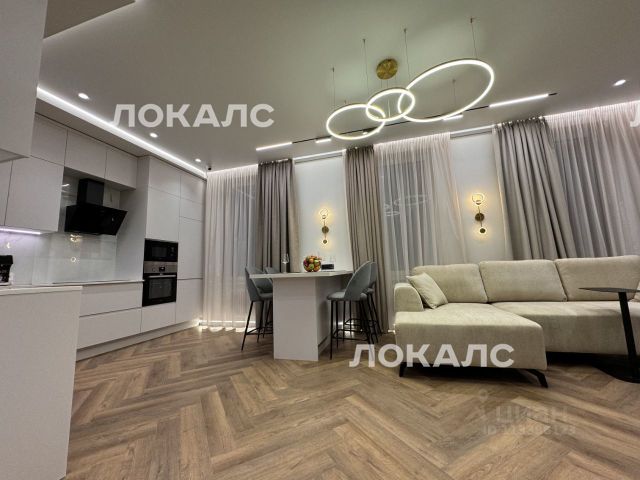 Сдается двухкомнатная квартира на улица Зорге, 9к2, метро Зорге, г. Москва