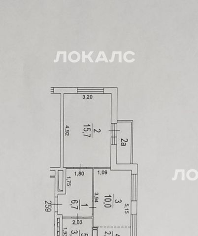 Сдается 1к квартира на проспект Куприна, 38к1, метро Бунинская аллея, г. Москва