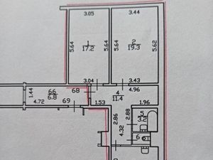 2-к кв. Санкт-Петербург просп. Космонавтов, 65к4 (62.0 м²)