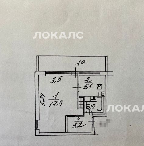 Сдам однокомнатную квартиру на Волгоградский проспект, 145/8, метро Рязанский проспект, г. Москва