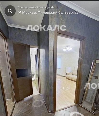 Снять 1к квартиру на Филевский бульвар, 23, метро Фили, г. Москва