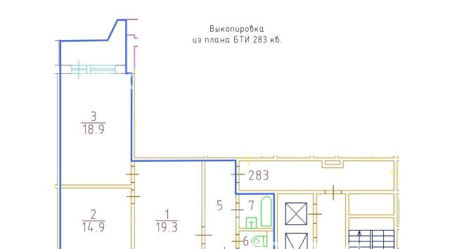 Аренда 3х-комнатной квартиры на Крылатская улица, 31К1, метро Молодёжная, г. Москва