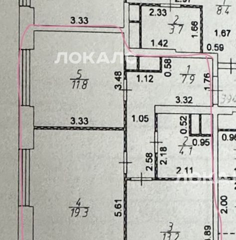 Снять двухкомнатную квартиру на Амурская улица, 1Ак1, метро Партизанская, г. Москва