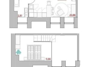 1-комнатная квартира: Санкт-Петербург, улица Ивана Фомина, 8 (39 м²)