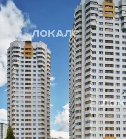 Аренда 3х-комнатной квартиры на улица Твардовского, 2к4, г. Москва