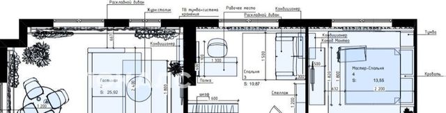 Сдам 3х-комнатную квартиру на Большая Очаковская улица, 2К2, метро Мичуринский проспект, г. Москва