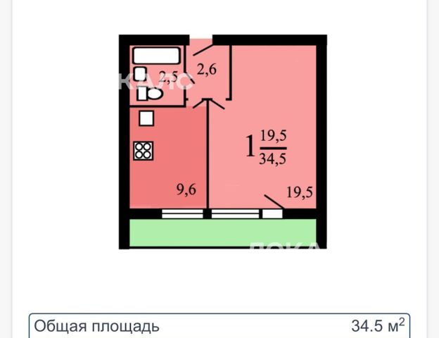 Снять однокомнатную квартиру на Озерная улица, 31К2, метро Озёрная, г. Москва