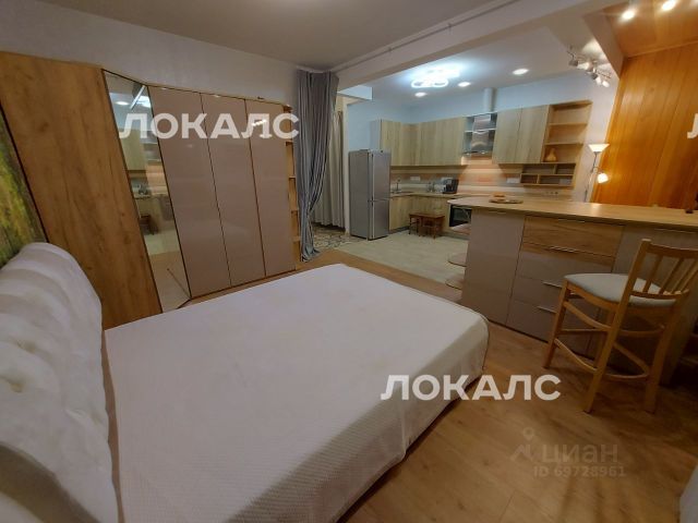 Сдам однокомнатную квартиру на улица Корабельная, 15, г. Москва