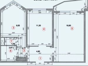 2-комнатная квартира: Москва, улица Недорубова, 10 (51 м²)