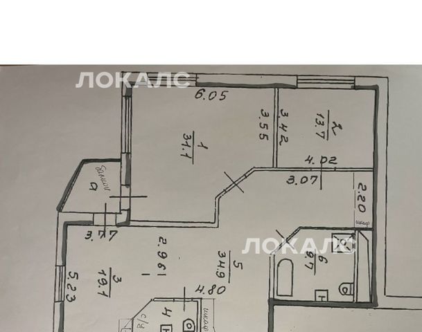 Сдается 2-к квартира на Ботанический переулок, 16, метро Проспект Мира, г. Москва