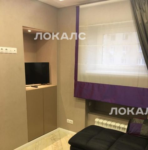 Сдается двухкомнатная квартира на Беговая аллея, 5К2, метро Белорусская, г. Москва