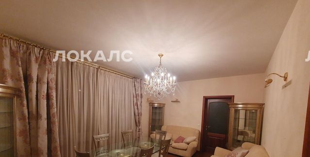 Сдам 3-комнатную квартиру на переулок Сивцев Вражек, 37/16, метро Парк культуры, г. Москва