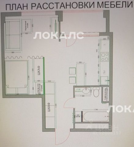 Сдам 1-комнатную квартиру на Автозаводская улица, 23Бк2, метро Технопарк, г. Москва