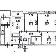 Аренда 3к квартиры на Базовская улица, 15к15, метро Беломорская, г. Москва