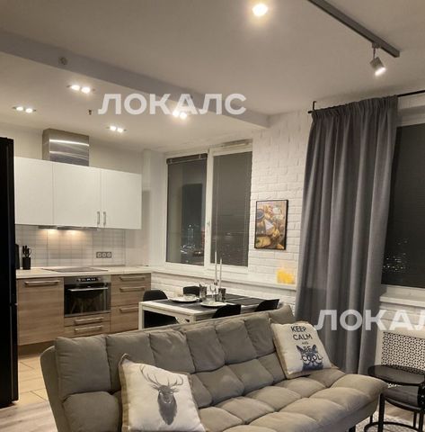 Аренда 2-комнатной квартиры на Хорошевское шоссе, 12к1, метро Хорошёвская, г. Москва