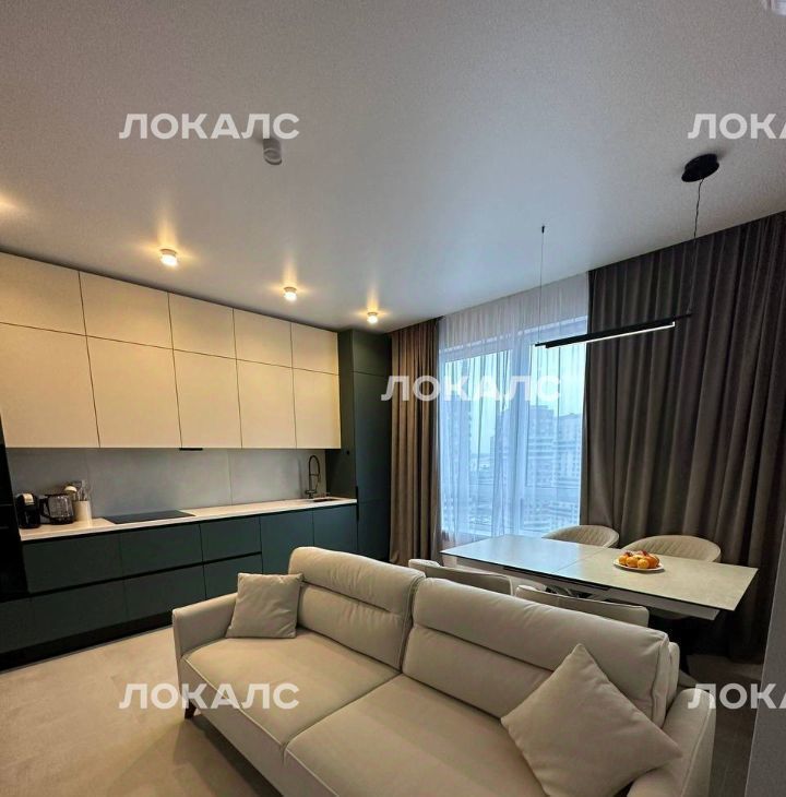 Сдаю двухкомнатную квартиру на бульвар Чкаловский, 6, метро Тушинская, г. Москва