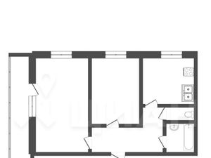 2-к кв. Москва ул. Советской Армии, 7 (53.0 м²)