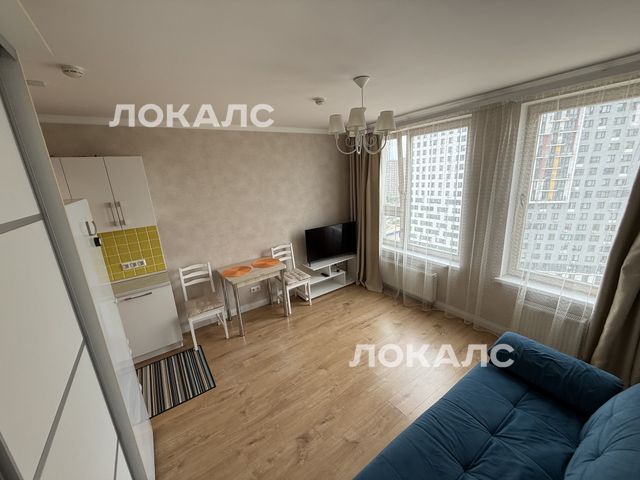 Сдается однокомнатная квартира на г Москва, р-н Коммунарка, поселок Коммунарка, ул Бачуринская, д 11, метро Коммунарка, г. Москва