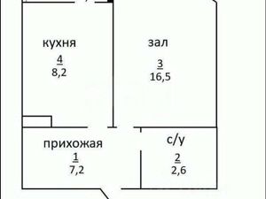 1-комнатная квартира: Москва, Левобережная улица, 4к8 (36 м²)