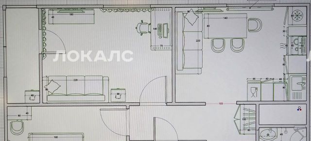 Снять 2х-комнатную квартиру на Смольная улица, 44к2, метро Беломорская, г. Москва