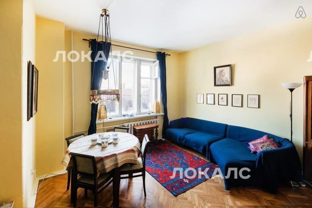 Сдается 1-комнатная квартира на г Москва, Малый Патриарший пер, д 5 стр 1, метро Баррикадная, г. Москва