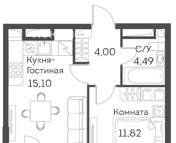 Снять 1-комнатную квартиру на Рязанский проспект, 2/2к1, метро Нижегородская, г. Москва