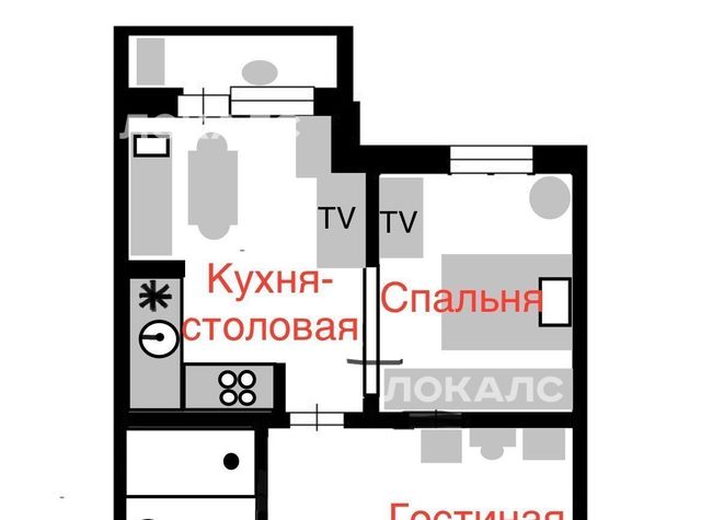 Снять 2к квартиру на улица Академика Янгеля, 2, метро Улица Академика Янгеля, г. Москва