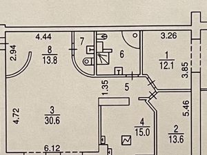 3-к кв. Москва Протопоповский пер., 16 (120.0 м²)