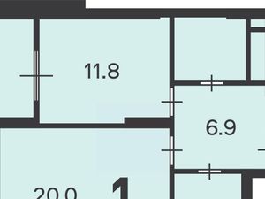 1-к кв. Москва Клинская ул., 2Ак7 (48.5 м²)
