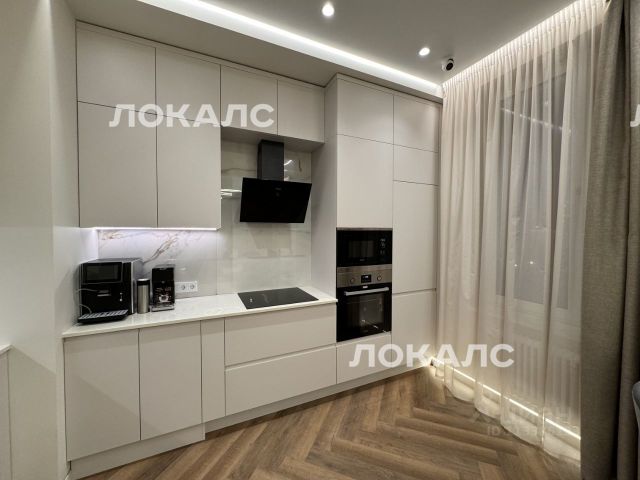 Сдается двухкомнатная квартира на улица Зорге, 9к2, метро Полежаевская, г. Москва