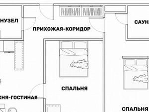 2-к кв. Санкт-Петербург Киевская ул., 6к2 (61.5 м²)