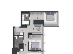 3-к кв. Москва 1-й Красногвардейский проезд, 22с2 (96.0 м²)