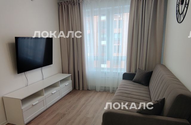 Аренда 1-комнатной квартиры на г Москва, Перовское шоссе, д 2 к 2, метро Нижегородская, г. Москва