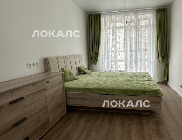 Сдам 1к квартиру на улица Уточкина, 5к2, метро Бунинская аллея, г. Москва