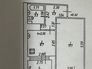 1-к кв. Татарстан, Казань ул. Хайдара Бигичева, 22 (39.2 м²)