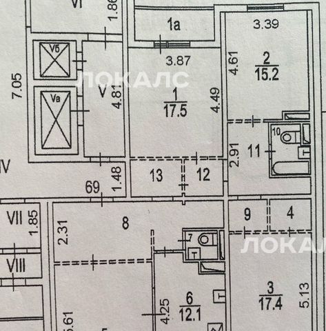 Снять 4-к квартиру на Можайское шоссе, 45К1, метро Кунцевская, г. Москва