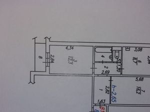 2-к кв. Красноярский край, Красноярск ул. Карамзина, 13 (48.6 м²)