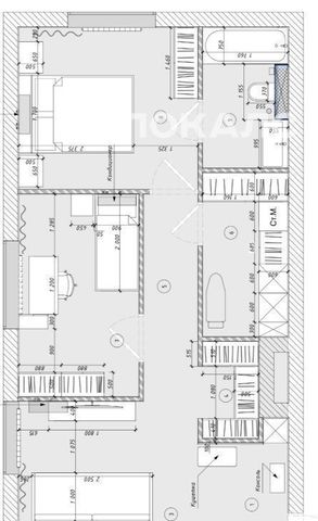 Сдам 3-к квартиру на улица Зорге, 9к2, метро Зорге, г. Москва