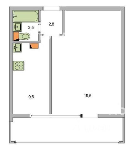 Сдам 1-комнатную квартиру на Большая Пионерская улица, 33К2, метро Серпуховская, г. Москва