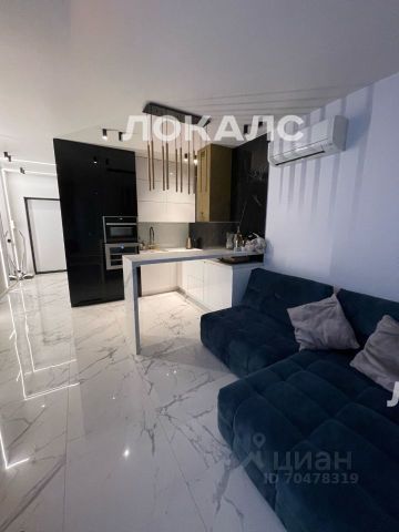 Сдам 1-комнатную квартиру на улица Лобачевского, 118к1, метро Мичуринский проспект, г. Москва