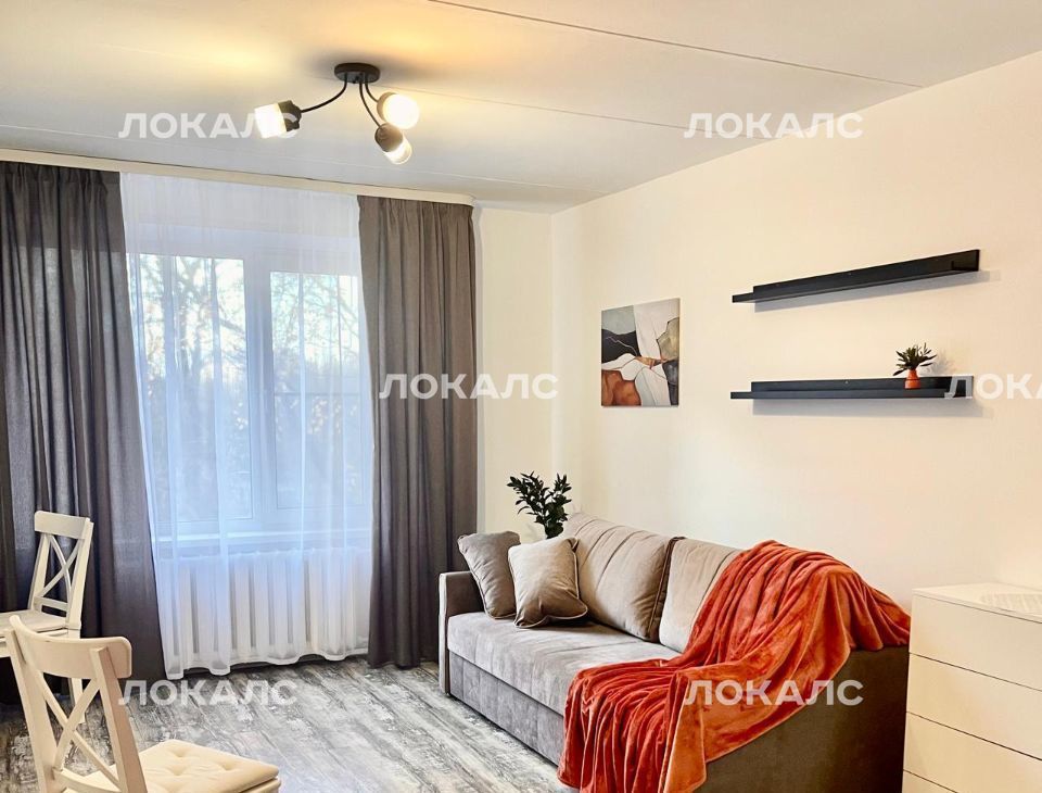 Снять однокомнатную квартиру на улица Яблочкова, 37, метро Петровско-Разумовская, г. Москва