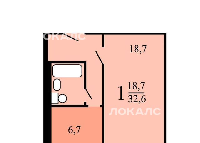 Сдаю 1-к квартиру на Байкальская улица, 48К1, метро Первомайская, г. Москва