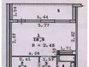 Студия Свердловская область, Екатеринбург ул. Бебеля, 136 (40.0 м²)